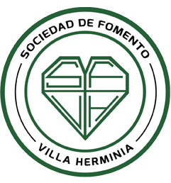 Escudo de futbol del club Villa Herminia
